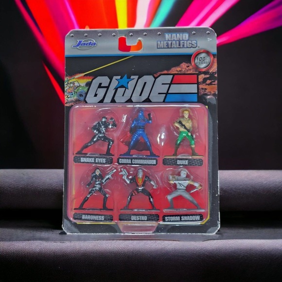 Jada Toys Toys Jada Toys Gi Joe Nano 75 Inch Metalfigs Snake Eyes